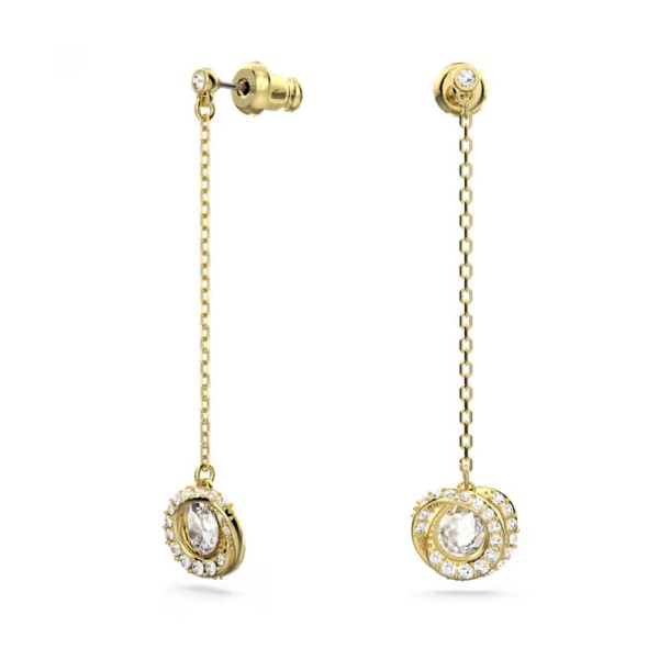 Swarovski Σκουλαρίκια καρφωτά Generation Mακριά, Λευκά σε χρυσαφί τόνο 5636514 Swarovski Σκουλαρίκια καρφωτά Generation Mακριά, Λευκά σε χρυσαφί τόνο 5636514