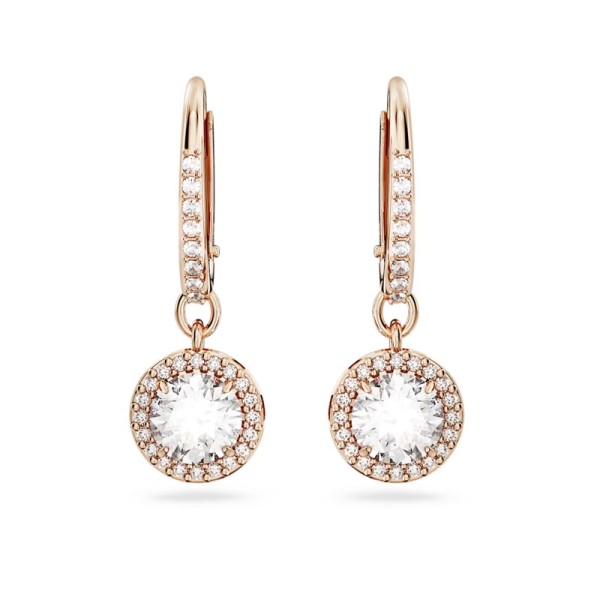 Swarovski Σκουλαρίκια, Λευκό, Ροζ επιχρυσωμένο 5638769 Swarovski Σκουλαρίκια, Λευκό, Ροζ επιχρυσωμένο 5638769