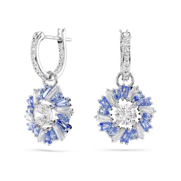 Swarovski Σκουλαρίκια-σταγόνα Idyllia Λουλούδι, Μπλε, Επιμετάλλωση ροδίου 5680016 Swarovski Σκουλαρίκια-σταγόνα Idyllia Λουλούδι, Μπλε, Επιμετάλλωση ροδίου 5680016