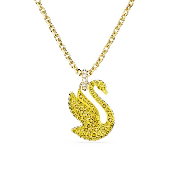 SWAROVSKI Μενταγιόν Εμβληματικός Κύκνος, Μεσαίο, Κίτρινο, Επιχρυσωμένο 5647553 SWAROVSKI Μενταγιόν Εμβληματικός Κύκνος, Μεσαίο, Κίτρινο, Επιχρυσωμένο 5647553