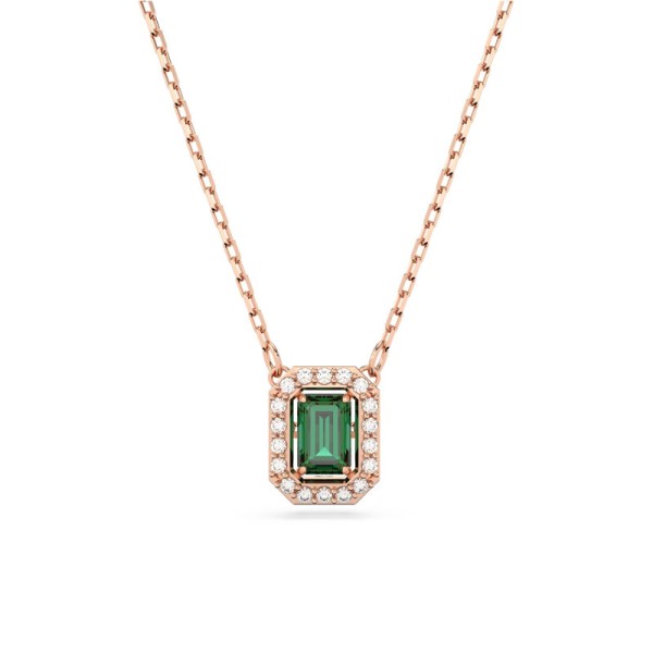 Κολιέ Swarovski Millenia σε κοπή οκτάγωνο, πράσινο, ροζ επιχρυσωμένο 5650069 Κολιέ Swarovski Millenia σε κοπή οκτάγωνο, πράσινο, ροζ επιχρυσωμένο 5650069