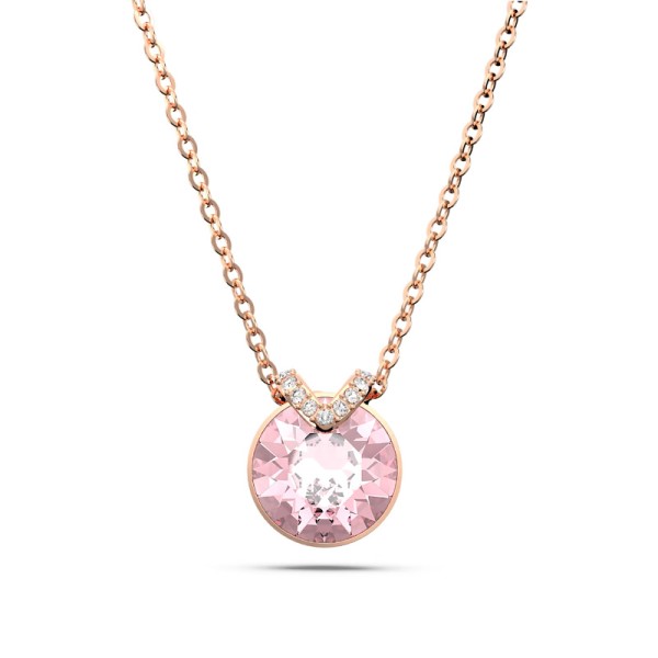 Swarovski Μενταγιόν Bella V Οτρογγυλή κοπή, Ροζ, Επιμετάλλωση σε ροζ χρυσαφί τόνο 5662088 Swarovski Μενταγιόν Bella V Οτρογγυλή κοπή, Ροζ, Επιμετάλλωση σε ροζ χρυσαφί τόνο 5662088