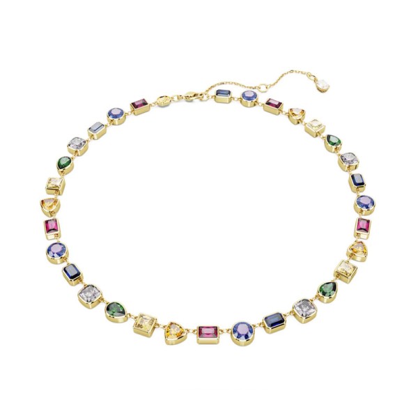 Κολιέ Swarovski Stilla Μικτά κοψίματα, Πολύχρωμο, Επιχρυσωμένο 5662915 Κολιέ Swarovski Stilla Μικτά κοψίματα, Πολύχρωμο, Επιχρυσωμένο 5662915