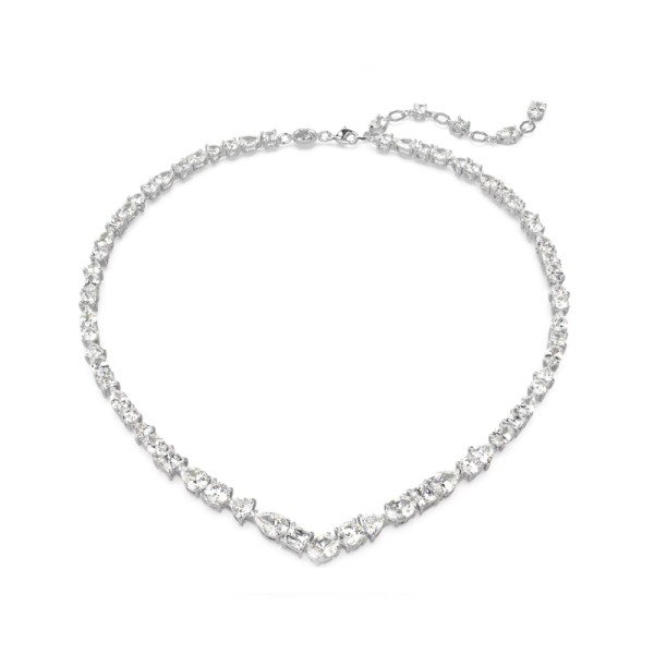 Κολιέ Swarovski Mesmera Μικτά κοψίματα, Λευκό, Ρόδιο 5665242 Κολιέ Swarovski Mesmera Μικτά κοψίματα, Λευκό, Ρόδιο 5665242