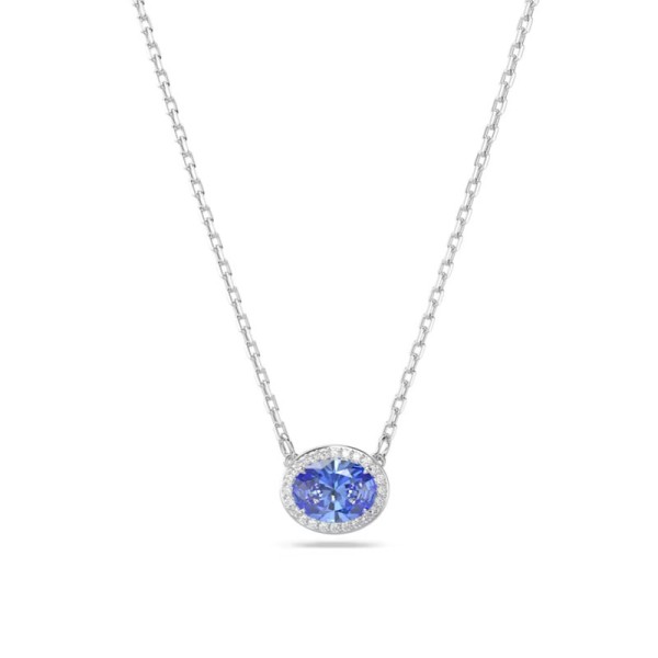 SWAROVSKI Κολιέ Constella Κοπή Οβάλ, Μπλε, Επιμετάλλωση ροδίου 5671809 SWAROVSKI Κολιέ Constella Κοπή Οβάλ, Μπλε, Επιμετάλλωση ροδίου 5671809