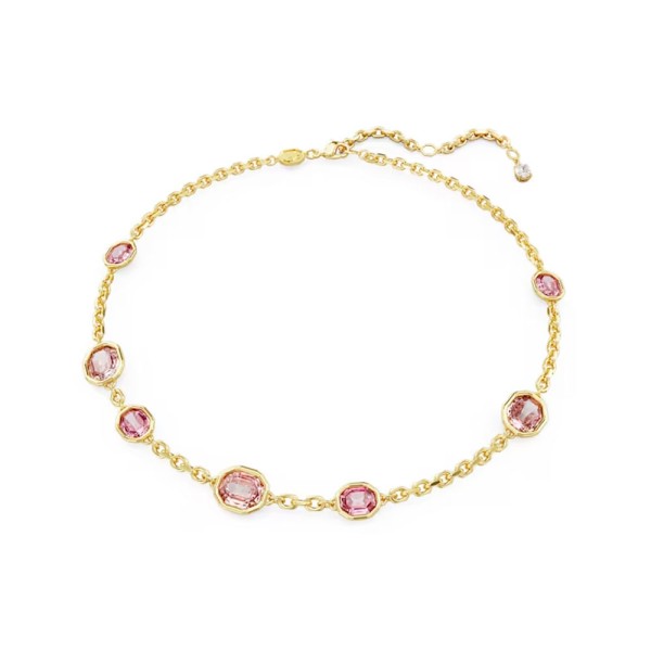 Swarovski Κολιέ Imber σε κόψιμο οκτάγωνο, ροζ, επιχρυσωμένο 5684239 Swarovski Κολιέ Imber σε κόψιμο οκτάγωνο, ροζ, επιχρυσωμένο 5684239