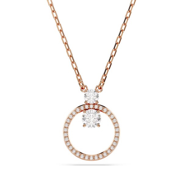 Swarovski Μενταγιόν Constella, Λευκό, Επιμετάλλωση σε ροζ χρυσαφί τόνο 5692266 Swarovski Μενταγιόν Constella, Λευκό, Επιμετάλλωση σε ροζ χρυσαφί τόνο 5692266