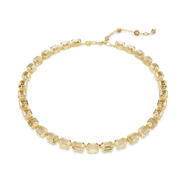 Swarovski Κολιέ Tennis Millenia Οκταγωνική κοπή, Κίτρινο, Επιμετάλλωση σε χρυσαφί τόνο 5718674 Swarovski Κολιέ Tennis Millenia Οκταγωνική κοπή, Κίτρινο, Επιμετάλλωση σε χρυσαφί τόνο 5718674