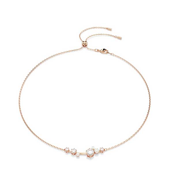 Swarovski Κολιέ Constella με ροζ χρυσό σε χρώμα 5729504 Swarovski Κολιέ Constella με ροζ χρυσό σε χρώμα 5729504