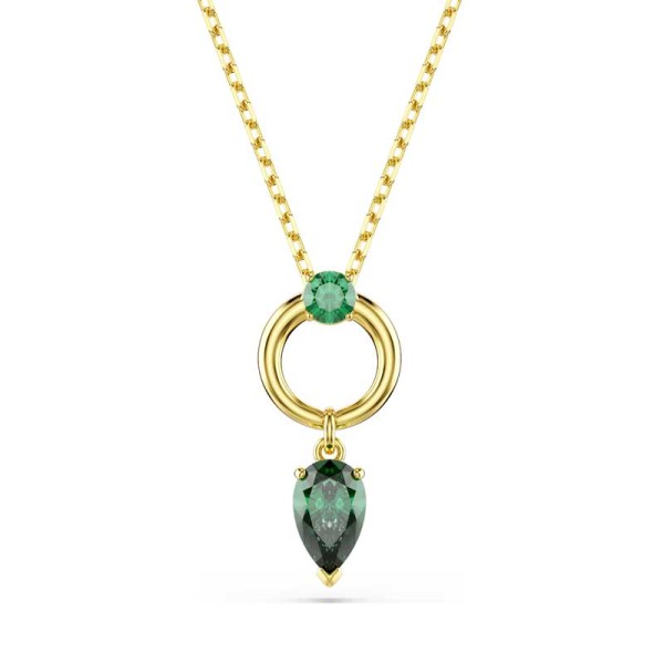 Swarovski Μενταγιόν Mesmera Μείξη κοπών, Πράσινο, Επιμετάλλωση σε χρυσαφί τόνο 5732484 Swarovski Μενταγιόν Mesmera Μείξη κοπών, Πράσινο, Επιμετάλλωση σε χρυσαφί τόνο 5732484