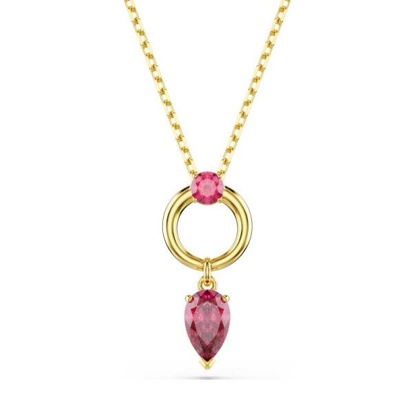 Swarovski Μενταγιόν Mesmera Μείξη κοπών, Κόκκινο, Επιμετάλλωση σε χρυσαφί τόνο 5732487 Swarovski Μενταγιόν Mesmera Μείξη κοπών, Κόκκινο, Επιμετάλλωση σε χρυσαφί τόνο 5732487