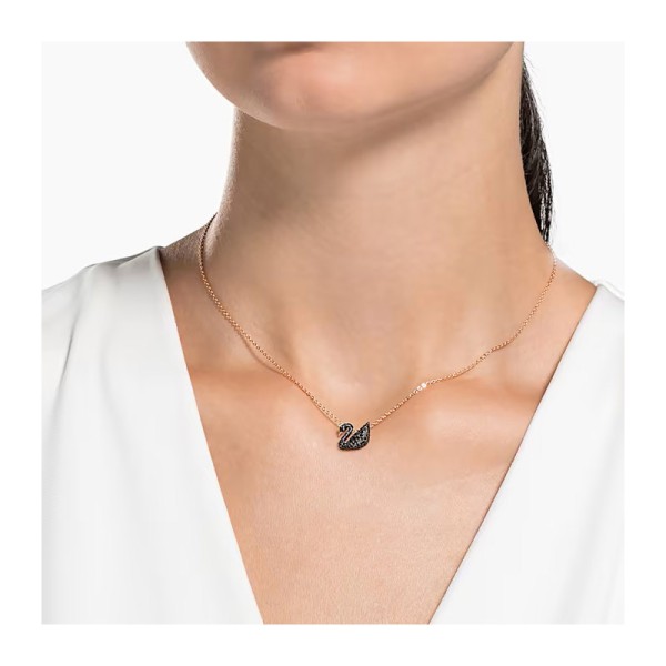 Swarovski Μενταγιόν Εικονικός Κύκνος, Μαύρο 5204133 Swarovski Μενταγιόν Εικονικός Κύκνος, Μαύρο 5204133