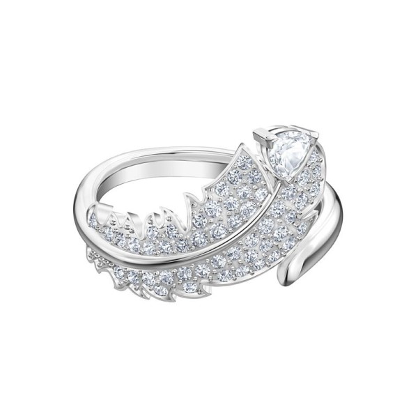 Swarovski Ωραίο δαχτυλίδι με μοτίβο Λευκό, με ρόδιο 5515029 Swarovski Ωραίο δαχτυλίδι με μοτίβο Λευκό, με ρόδιο 5515029