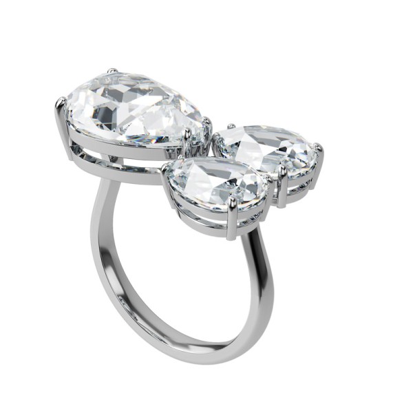 Swarovski Δαχτυλίδι κοκτέιλ Χιλιετίας Κρύσταλλα κοπής αχλάδι Swarovski Δαχτυλίδι κοκτέιλ Χιλιετίας Κρύσταλλα κοπής αχλάδι