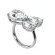Swarovski Δαχτυλίδι κοκτέιλ Χιλιετίας Κρύσταλλα κοπής αχλάδι Swarovski Δαχτυλίδι κοκτέιλ Χιλιετίας Κρύσταλλα κοπής αχλάδι