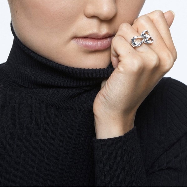 Swarovski Δαχτυλίδι κοκτέιλ Χιλιετίας Κρύσταλλα κοπής αχλάδι Swarovski Δαχτυλίδι κοκτέιλ Χιλιετίας Κρύσταλλα κοπής αχλάδι