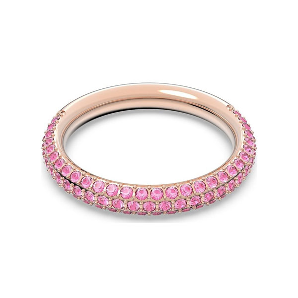 Swarovski δαχτυλίδι Πέτρα Ροζ, Επιμετάλλωση ροδίου 5642908