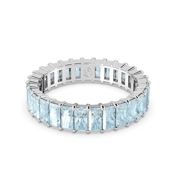 Δαχτυλίδι Swarovski Μήτρα κομμένο μπαγκέτα, μπλε, επιροδιωμένο 5661910 Δαχτυλίδι Swarovski Μήτρα κομμένο μπαγκέτα, μπλε, επιροδιωμένο 5661910