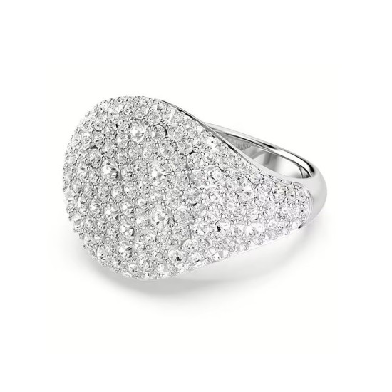 Swarovski Δαχτυλίδι Λευκό, Επιμετάλλωση ροδίου 5684245