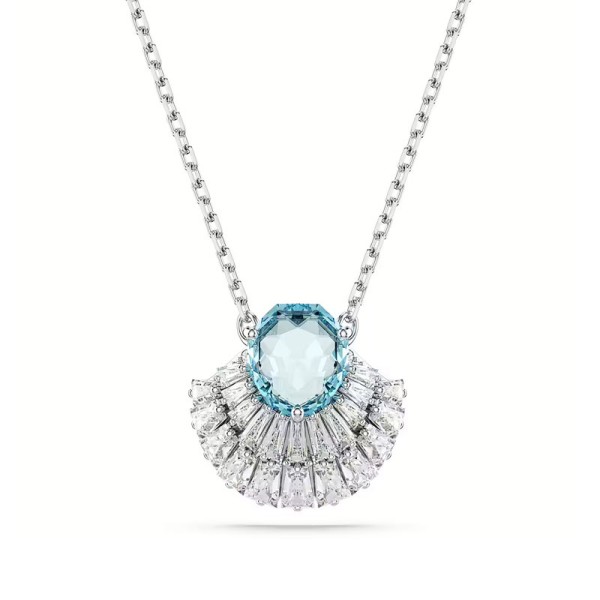 Swarovski Κοχύλι μενταγιόν, Μπλε, ρόδιο 5689195 Swarovski Κοχύλι μενταγιόν, Μπλε, ρόδιο 5689195