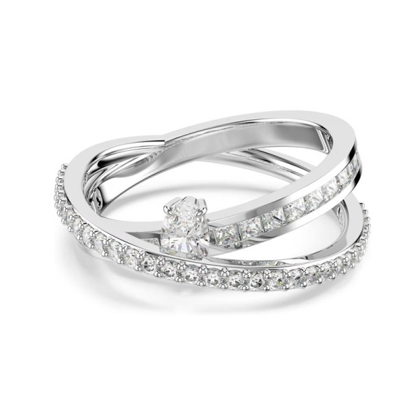 Swarovski Δαχτυλίδι Hyperbola Λευκό, Επιμετάλλωση ροδίου 5691229 Swarovski Δαχτυλίδι Hyperbola Λευκό, Επιμετάλλωση ροδίου 5691229