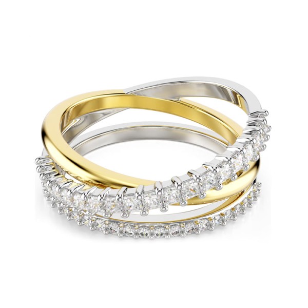 Swarovski Δαχτυλίδι Hyperbola Μικτά κοψίματα, Λευκό, Μικτό μεταλλικό φινίρισμα 5714164 Swarovski Δαχτυλίδι Hyperbola Μικτά κοψίματα, Λευκό, Μικτό μεταλλικό φινίρισμα 5714164