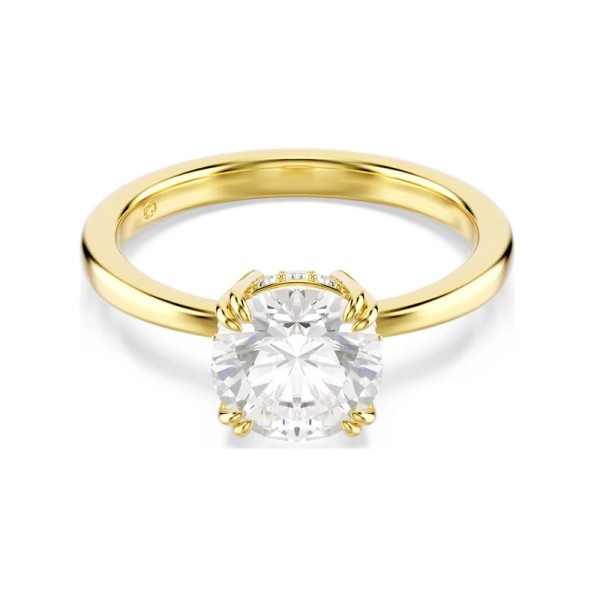 Swarovski Δαχτυλίδι κοκτέιλ Stilla Attract Στρογγυλή κοπή, Λευκό, Επιμετάλλωση σε χρυσαφί τόνο 5723330 Swarovski Δαχτυλίδι κοκτέιλ Stilla Attract Στρογγυλή κοπή, Λευκό, Επιμετάλλωση σε χρυσαφί τόνο 5723330