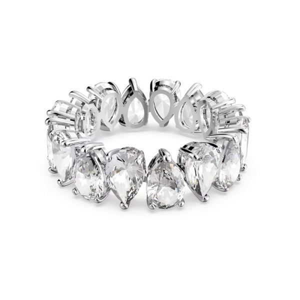 Swarovski Δαχτυλίδι Βιττόρε Λευκό, Επιμετάλλωση ροδίου 5563966