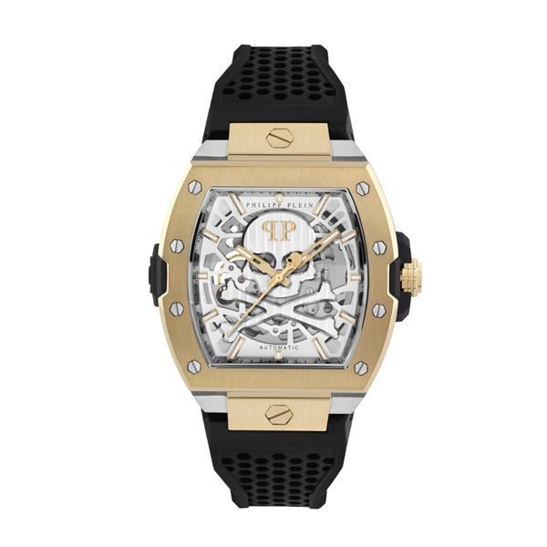 Philipp Plein Ανδρικό Ρολόι Μπαταρίας με Μαύρο Καουτσούκ Λουράκι PWJFA0825 Philipp Plein Ανδρικό Ρολόι Μπαταρίας με Μαύρο Καουτσούκ Λουράκι PWJFA0825