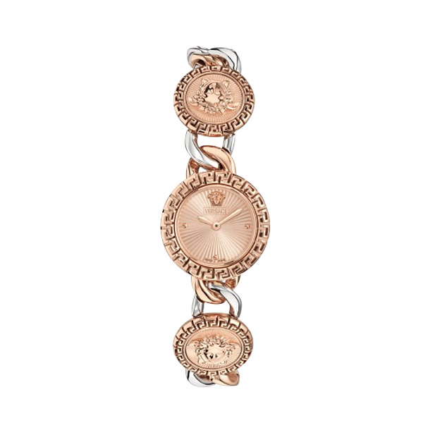 Βραχιόλι Versace la Greca stud icon δίχρωμο από ανοξείδωτο ατσάλι VE0Q00225 Βραχιόλι Versace la Greca stud icon δίχρωμο από ανοξείδωτο ατσάλι VE0Q00225