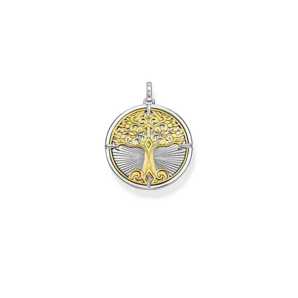 Thomas Sabo Μενταγιόν Δέντρο της Αγάπης Χρυσό PE885-966-39