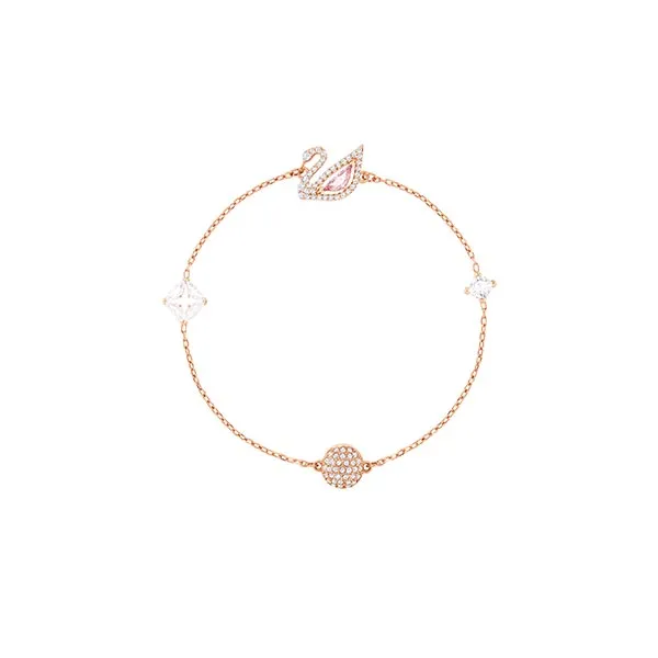 SWAROVSKI ΒΡΑΧΙΟΛΙ ΕΚΜΦΥΛΙΚΟ ΚΥΚΝΟ ΠΟΛΥ ΧΡΩΜΑ ΡΟΖ ΕΠΙΧΡΥΣΟ ΤΟΝΟΣ ΕΠΙΜΕΤΑΛΛΩΜΕΝΟ 5472271