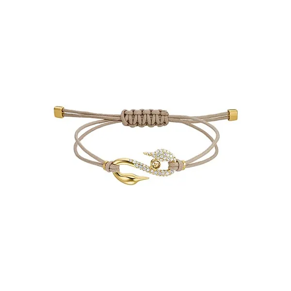 Swarovski Βραχιόλι Crystal Power Collection με γάντζο, καφέ χρυσό 5508527