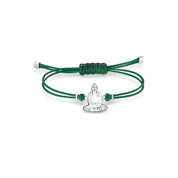 Swarovski Βραχιόλι Power Collection 5523173 με πράσινο λουράκι 5523173