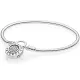 Pandora Moments Silver Padlock Charm Βραχιόλι