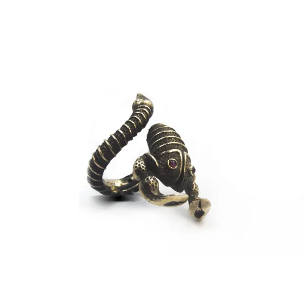 Tony Mara Δαχτυλίδι σκορπιός από ασήμι 925