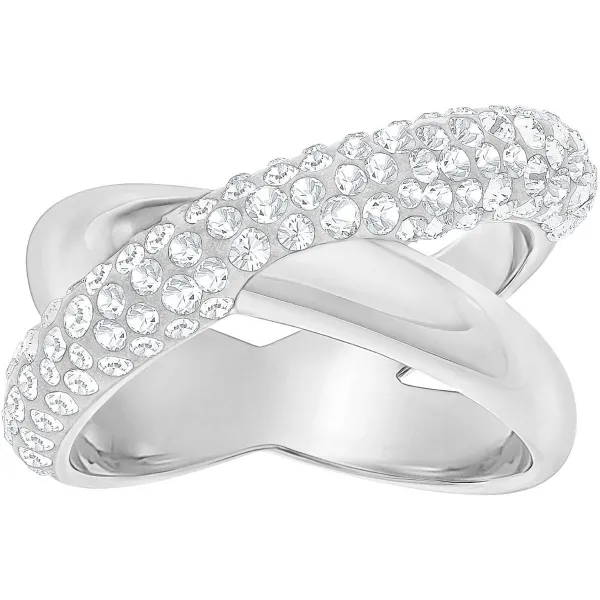 Swarovski Κρυσταλλόσκονη Δαχτυλίδι Σταυρός Παλλάδιο Λαμπερός