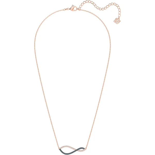 Swarovski Lemon Necklace Rose Gold Plating 5384366