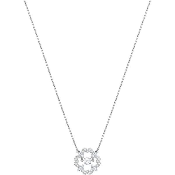 Swarovski Λαμπερό κολιέ λουλούδι 5392759