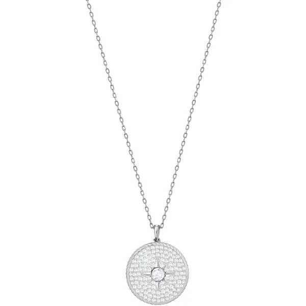 Swarovski Locket Pendant White Rhodium Plated 5397124
