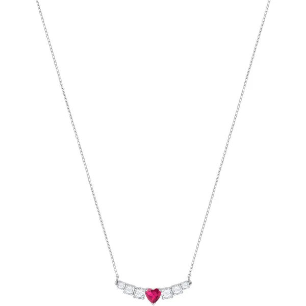 Swarovski Αγάπη Κολιέ Λευκό Ρόδιο 5408434