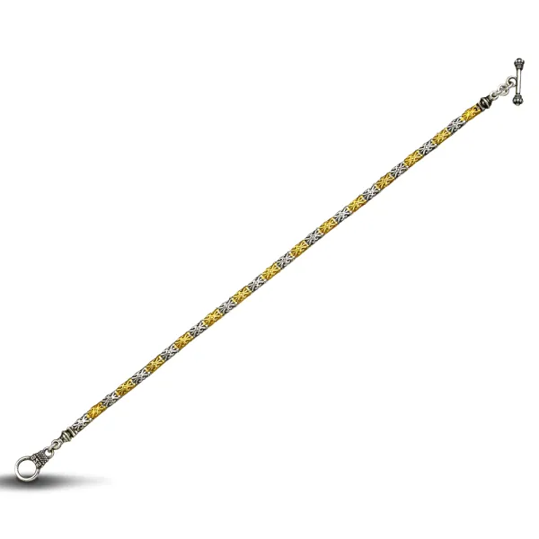 Dimitrios Exclusive Δίχρωμο Βραχιόλι B95