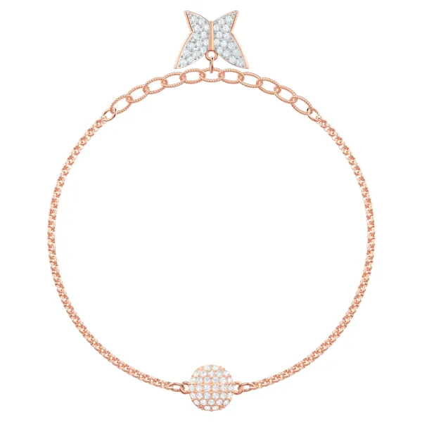 Swarovski Ανάμικτη Συλλογή Λίλια Νήμα Λευκό, ροζ-χρυσό επιμεταλλωμένο 5466823