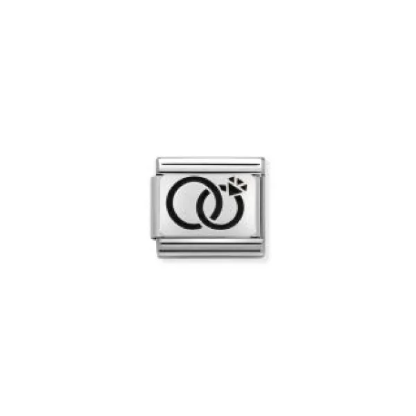 NOMINATION ITALY LINK SILVER   weeding rings