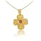 Byzantine Gold Cross Ruby Diamonds DAPERIS JEWELRY LAB
