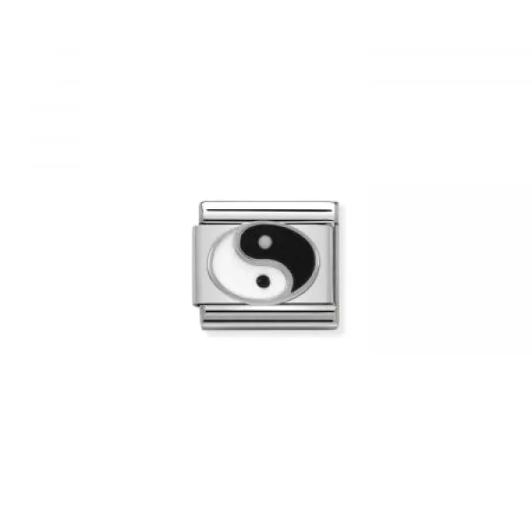 NOMINATION ITALY LINK SILVER YING YANG (Αντιγραφή)
