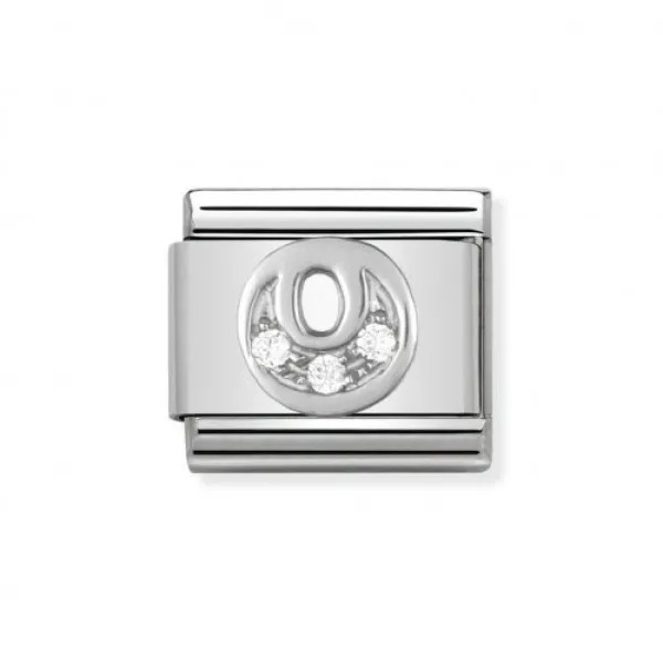 NOMINATION ITALY Classic LINK γράμμα O ασήμι 925