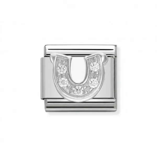 NOMINATION ITALY Classic Link πέταλο ασήμι 925 με ζιργκόν