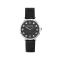 Watch Round Black Matt Milanese Stainless Steel Midnight Black 7610701313