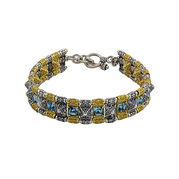 Dimitrios Exclusive Βραχιόλι Ασημένιο με Swarovski Κρύσταλλα B365-2